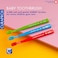 Curaprox Kids Ultra Soft Toothbrush, Pack of 3, 5,500 CUREN Bristles for Gentle Plaque Removal &amp; Cavity Reducing, Ergonomic Handle for Correct Brushing Angle, Kids Toothbrush Age 4 to 12, Assorted