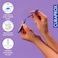 Curaprox Kids Travel Dental Set, Purple &ndash; Ultra Soft 5500 filaments Kids Toothbrush, 10ml Fluoride Toothpaste &amp; CPS Interdental Brush, Compact Oral Care Kit &amp; Gift Set for Children 6&ndash;12 Years