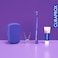Curaprox Kids Travel Dental Set, Purple &ndash; Ultra Soft 5500 filaments Kids Toothbrush, 10ml Fluoride Toothpaste &amp; CPS Interdental Brush, Compact Oral Care Kit &amp; Gift Set for Children 6&ndash;12 Years