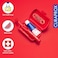Curaprox Kids Travel Dental Set, Red &ndash; Ultra Soft 5500 filaments Kids Toothbrush, 10ml Fluoride Toothpaste &amp; CPS Interdental Brush, Compact Oral Care Kit &amp; Gift Set for Children 6&ndash;12 Years