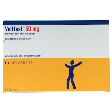 Voltfast Sachets For Pain Relief, Pack of 30's