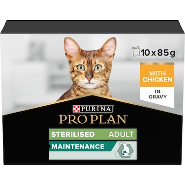 Proplan Sterilised Adult Wet Cat Food With Chicken-85G