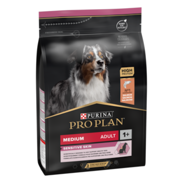 Purina Pro Plan Sensitive Skin Medium Adult With Salmon Dry Dog Food-14kg