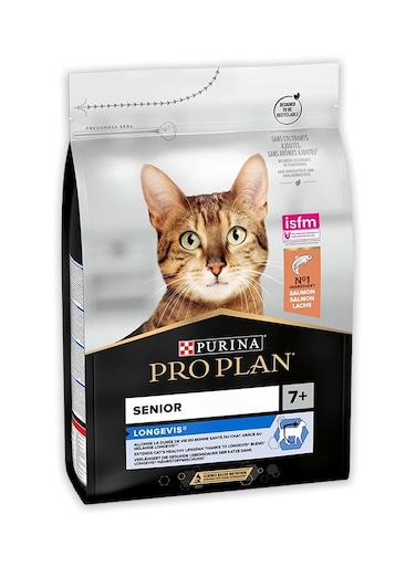 Purina Pro Plan Senior 7+ Longevis Cat Food With Salmon - 3kg