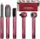 ENZO Professional 502 Hot Air Styler with BLDC Motor, 6-in-1 Hair Dryer Brush, Multi Hair Styling Tool with Curling Barrel, Round Brush &amp; Smoothing Attachments, Powerful High-Speed Motor, Rose Gold