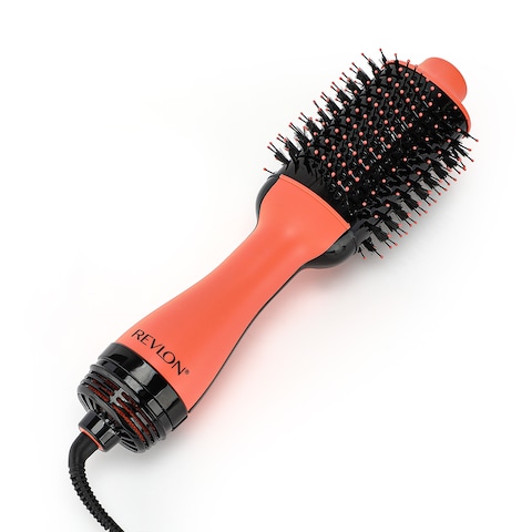 Revlon One Step Hair Dryer &amp; Volumizer, 1100 Watts, Oval Brush Design, IONIC TECHNOLOGY, 2 heat setting plus cool setting - RVDR5222