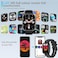 PEJE Smart Watches For Men,1.83" Display,Prayer Alerts,Arabic Support,Bluetooth Calls,1ATM Waterproof,Spo2/Hr/Sleep Tracking,123+ Sports Modes,7-Day Battery (280mah),Ios/Android.(Pink)