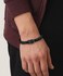 Hugo Boss Men's Black Leather Bracelet - 1580047M