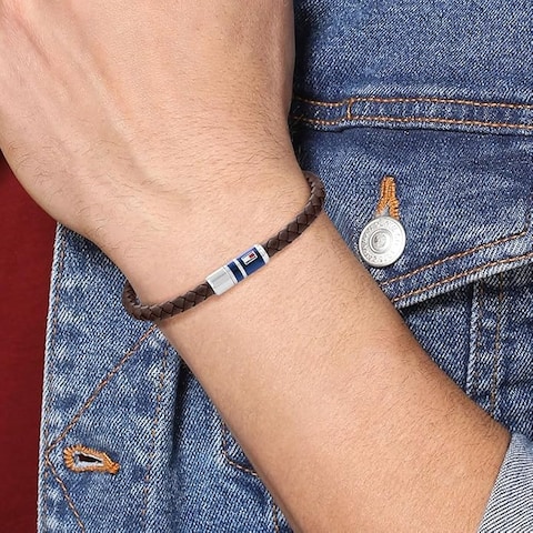 Tommy Hilfiger Men&#39;s Multicolor Leather Bracelet - 2790295
