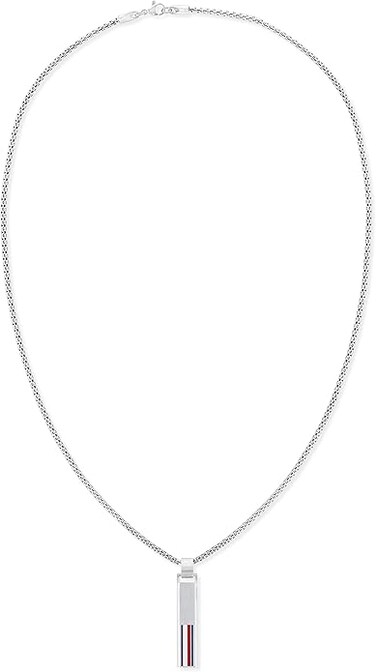 Tommy Hilfiger Men's Silver Pendant Necklaces - 2790314