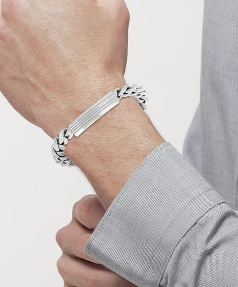 Tommy Hilfiger Men&#39;s Silver Chain Bracelets - 2790345