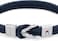 Tommy Hilfiger Men's Navy Leather Bracelet - 2790443