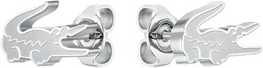 Lacoste Women's Silver Stud Earrings - 2040050