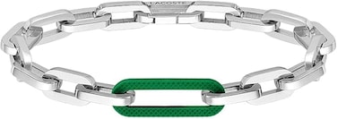 Lacoste Men's Multicolor Silicone Link &amp;Chain Bracelets - 2040103