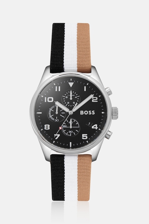 Boss Men View 1514062 Watch 44mm Silver Online Carrefour UAE
