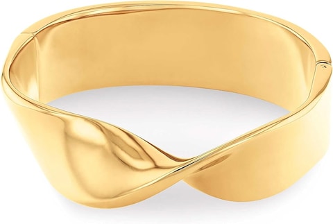 Calvin Klein Women&#39;s Gold Hinge Bangle - 35000532