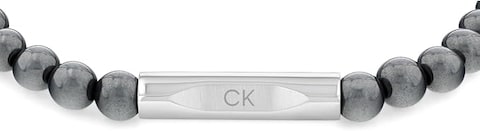 Calvin Klein Men&#39;s Black Stone Bead Bracelets - 35000575