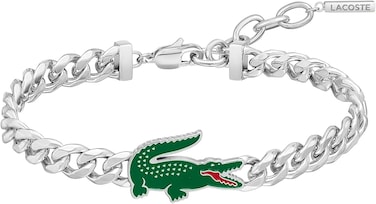 Lacoste Men's Silver Chain Bracelets - 2040226
