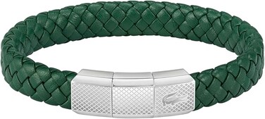 Lacoste Men's Green Leather Bracelet - 2040284