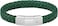 Lacoste Men's Green Leather Bracelet - 2040284