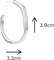 Calvin Klein Women&#39;s Silver Hoop Earrings - 35000643