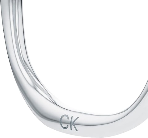 Calvin Klein Women&#39;s Silver Hoop Earrings - 35000643