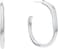 Calvin Klein Women's Silver Hoop Earrings - 35000643