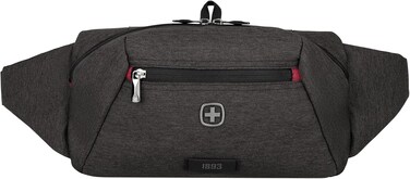 Wenger Mx Crossbody Bag, Heather Grey Swiss Designed-Blend Of Style And Function, 611644, Grey, S, Utility