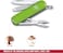 Victorinox Swiss Army Knife, Fresh. Stylish. Colorful Swiss Classics, 7 Function, Multi-Utility Tool With A Pair Of Scissors, Smashed Avocado, 58 mm, Green, M