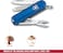 Victorinox Swiss Army Knife, Fresh. Stylish. Colorful Swiss Classics, 7 Function, Multi-Utility Tool With A Pair Of Scissors, Deep Ocean, 58 mm, Blue, M