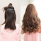 REECHO 20" 1-Pack 3/4 Full Head Curly Wave Blonde Mixed Hair Color Clips in on Synthetic Hair Extensions Hairpieces for Women 5 Clips 4.5 Oz per Piece - 25H613