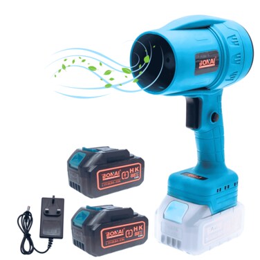 Bonai Cordless Jet Dry Blower &ndash; 88V 4.0Ah with 2 Batteries &amp; Charger, Compact Turbo Electric Blower for Leaves, Garage, Garden &amp; Multi-Purpose Use, BN-HK59