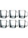 Royalford 8 Oz 3 Pcs Glass Mug with Handle - Large Coffee Mug, Durable, Safe &amp; Lightweight Material   Thick Wall Small Portable Mug   Ideal for Hot &amp; Cold Drinks with High Grip Handle   1 Year Warrant