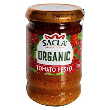 ساكلا بيستو الطماطم العضوي 190 غرام