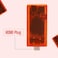 Playtastic GS5 Mini Portable Game Console, 64GB Storage, 30000 Pre-installed Games, PSP Games Compatible, 53 Simulators (Red)