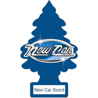 Little Trees Car Air Freshener, Hanging Paper Tree For Home Or Car, New Car Scent, 6 Pack