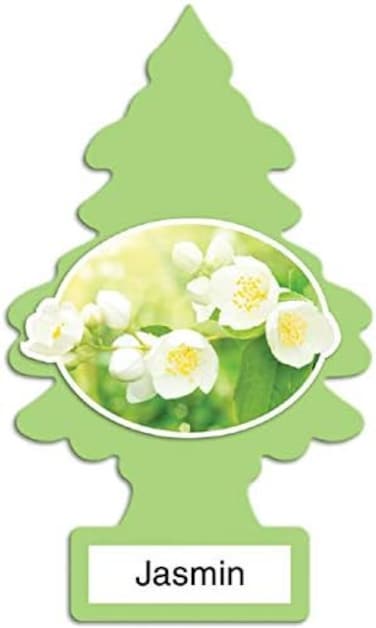 LITTLE TREES Air Fresheners Car Air Freshener. Hanging Tree Provides Long Lasting Scent for Auto or Home. Jasmin, 24 Air Fresheners