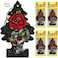 LITTLE TREES Air Fresheners Car Air Freshener. Hanging Tree Provides Long Lasting Scent for Auto or Home. Rose Thorn, 24 Air Fresheners