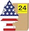 LITTLE TREES Air Fresheners Car Air Freshener. Hanging Tree Provides Long Lasting Scent for Auto or Home. America, 24 Air Fresheners