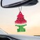 LITTLE TREES Car Air Freshener I Hanging Tree Provides Long Lasting Scent for Auto or Home I Watermelon, 6-Packs (4 Count)