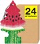 LITTLE TREES Car Air Freshener I Hanging Tree Provides Long Lasting Scent for Auto or Home I Watermelon, 6-Packs (4 Count)