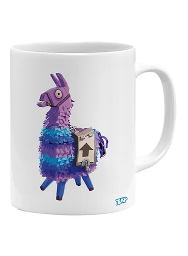 Fortnite Unicorn Printed Mug White