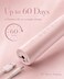 MySmile DY156 Electric Toothbrush for Adults, Rechargeable Sonic Battery Toothbrush Portable with 3 Brush Heads, 2 Mins 5 Modes Smart Timer, 45000VPM, One Charge for 60 Days (Black, M) &amp; MySmile DY156 Electric Toothbrush for Adults, Rechargeable Sonic Battery Toothbrush Portable with 3 Brush Heads, 2 Mins 5 Modes Smart Timer, 45000VPM, One Charge for 60 Days (Pink, M) Bundle