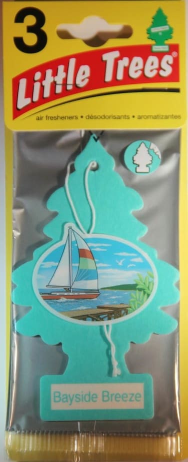 Little Trees Car Air Freshener 3-Pack (Bayside Breeze)