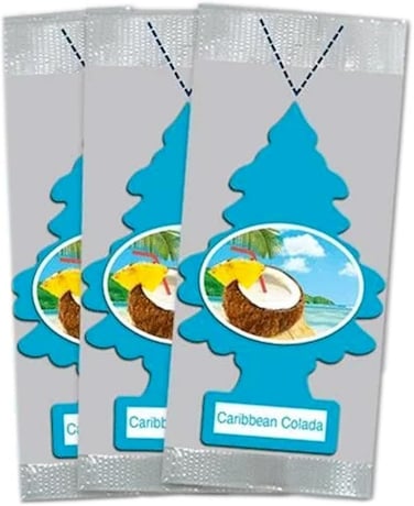 Little Trees Car Air Freshener 3-Pack (Caribbean Colada)