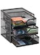Mind Reader 3 Tier Drawer Organizer, Black