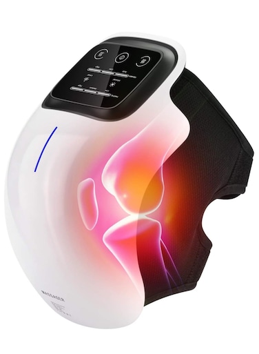 Cordless Electric Knee Massager with Adjustable Heat Function