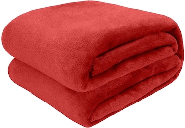 Flannel Fleece Blanket Single Size (160x220) for All Season,Fluffy Blanket Warm Bed Throws for Sofa &amp; Bed,Comfortable and Soft Flannel Fleece Blanket