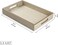 LEART Leather Serving Tray &ndash; Serving Tray with Handles   Home, Office, Restaurant   Appetizer, Food, Snack Serving Platter   Trays Serving Set (Camel)
