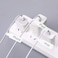 NIIMBOT Cable Label Maker Tape (0.49" x 4.29") Printer Sticker Paper with Self-Adhesive for D11/D110/D101/H1S Label Maker,1 Roll of 65 (White)